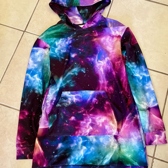 Blackmilk Galaxy Butterfly Hoodie Dress - Picture 2 of 8